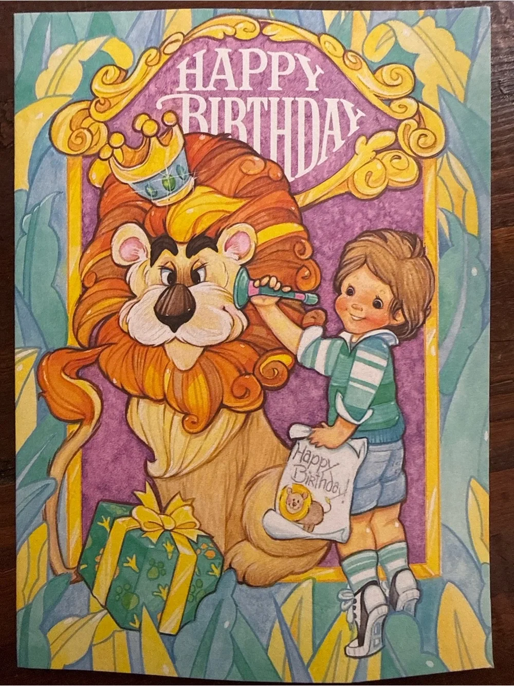 Vintage Current Inc “Animal Pals” Birthday Cards w/ Envelopes Lot of 5 R. Cris